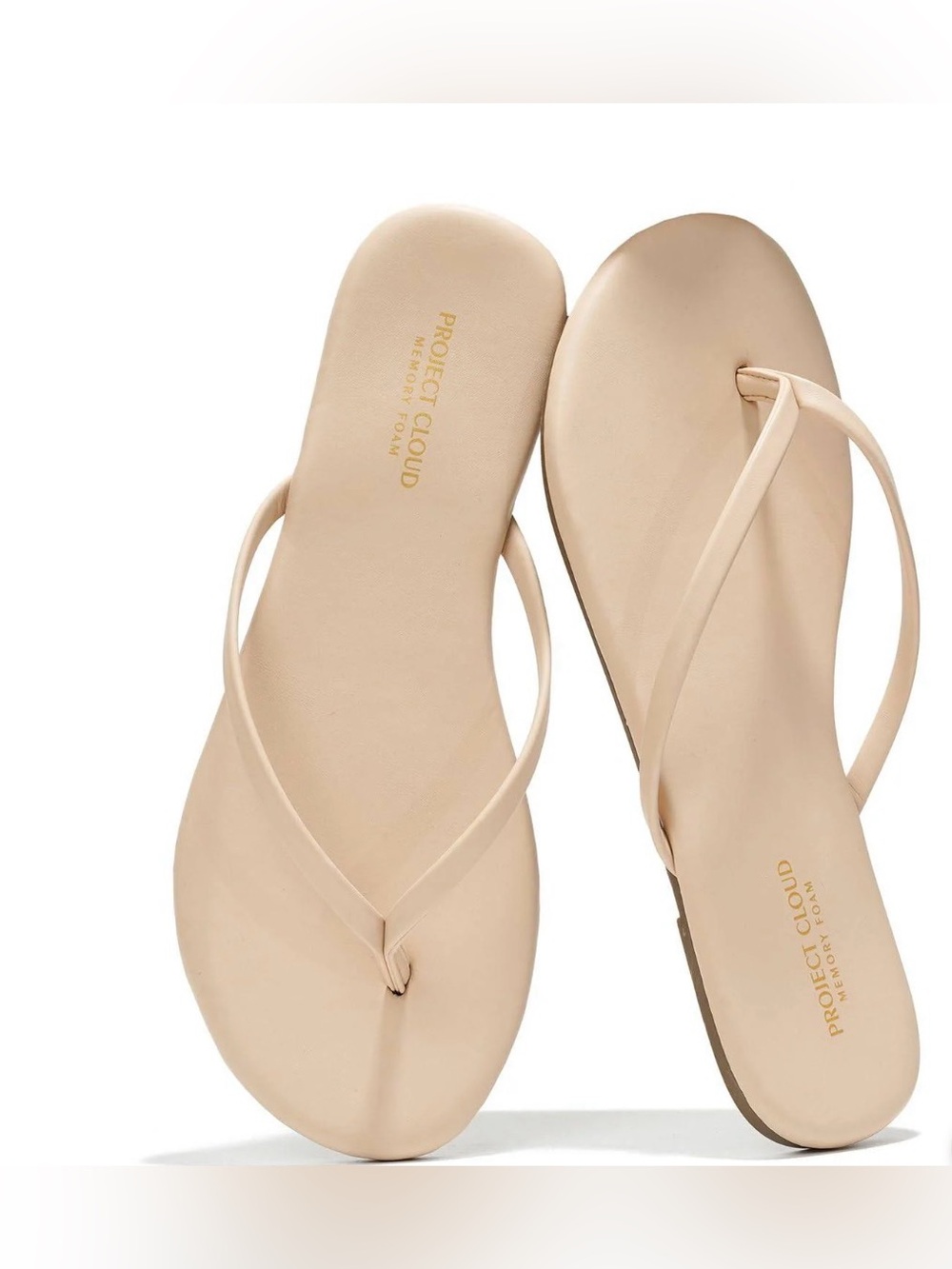 Project Cloud Women's Nude Thong Sandals